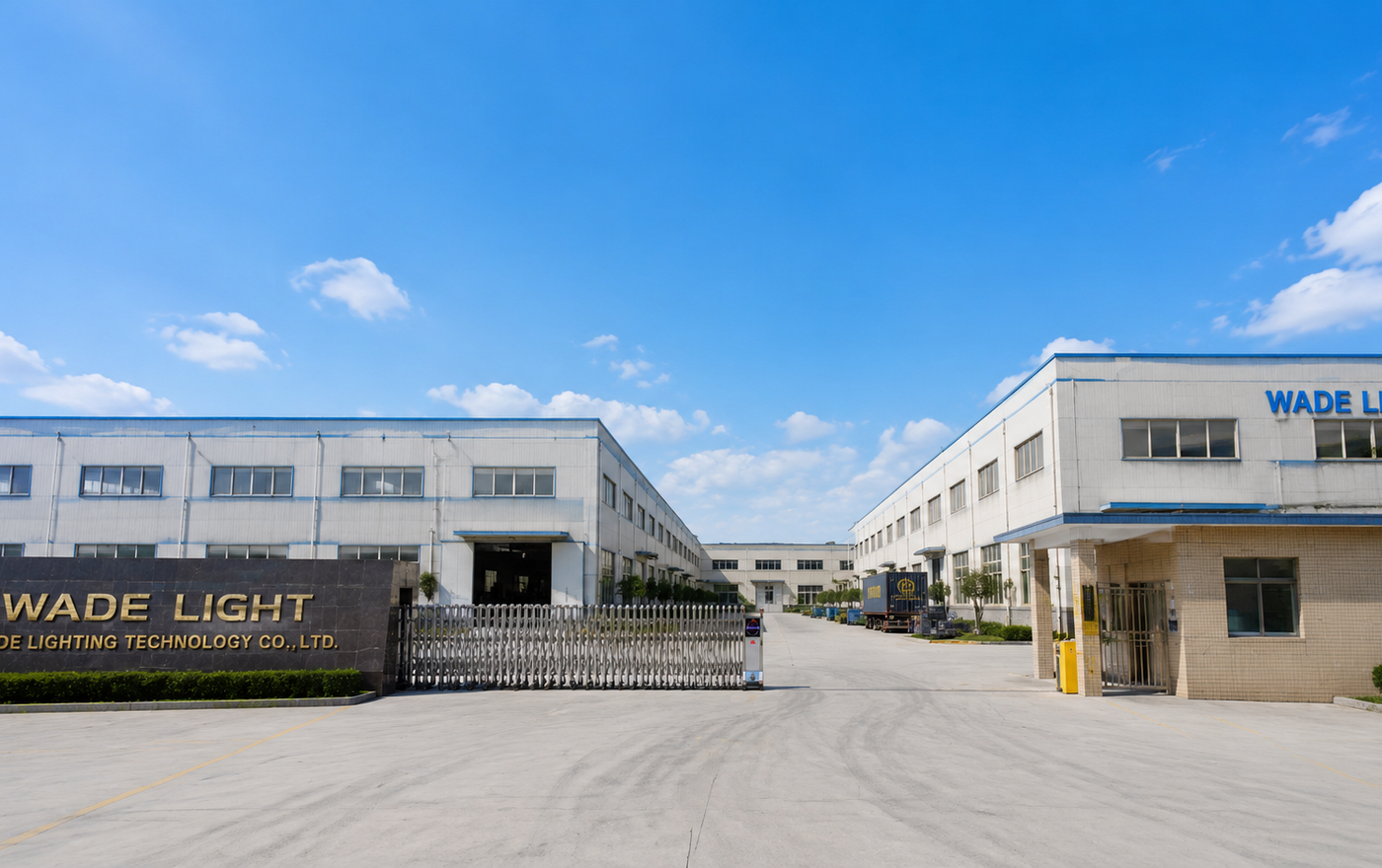 WADE LIGHT factory building workshop and production capability