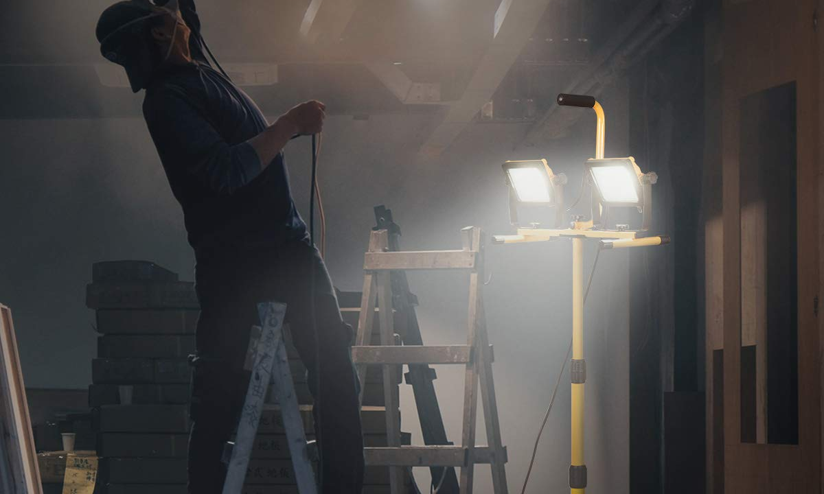 Professional Dual Head Work Light Series application image