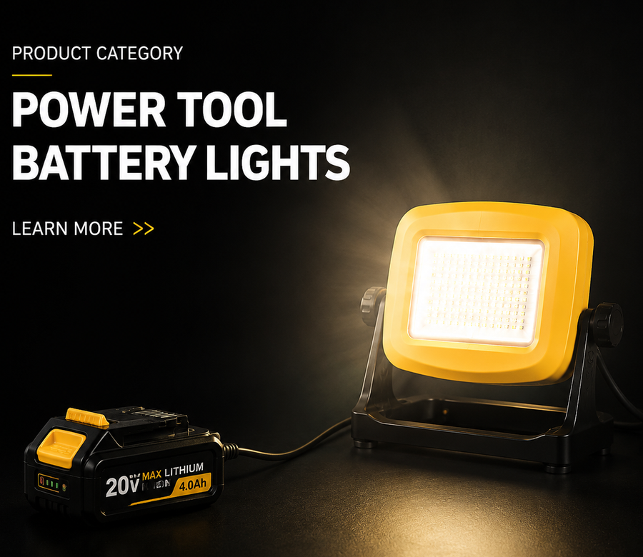 Power Tool Battery Work Lights category product image
